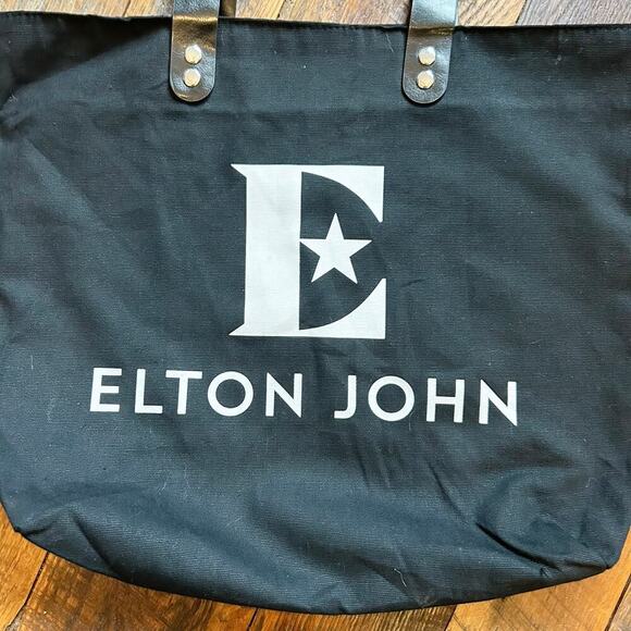 Elton John VIP Farewell Tour Tote Reversible Bag - Picture 2 of 4